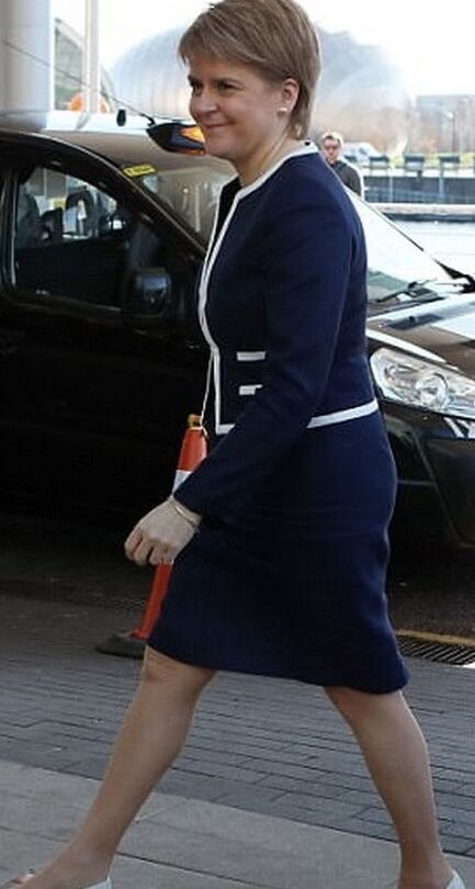 Nicola Sturgeon - Scotland&;s First Minister in Pantyhose