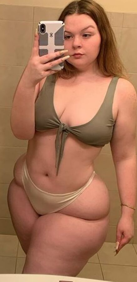 Thick sexy white bbw pear curvy Jay