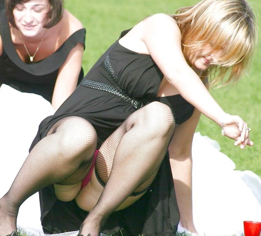Pantyhose Crotch Shots