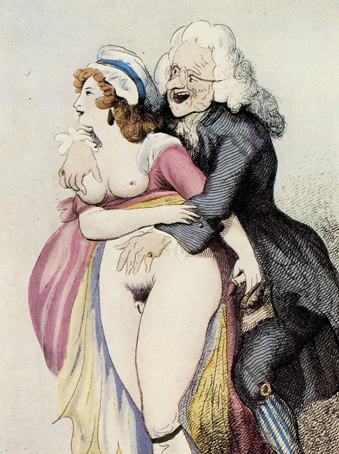 Erotic drawings by Thomas Rowlandson -