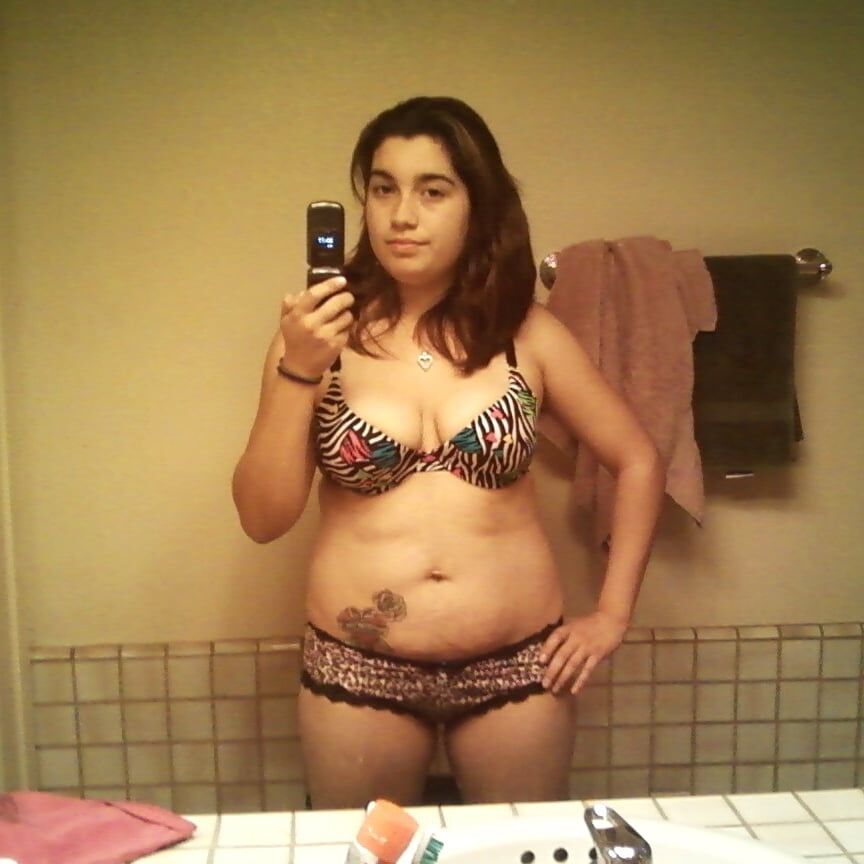 Chubby Latina MILF Saggy Boobs