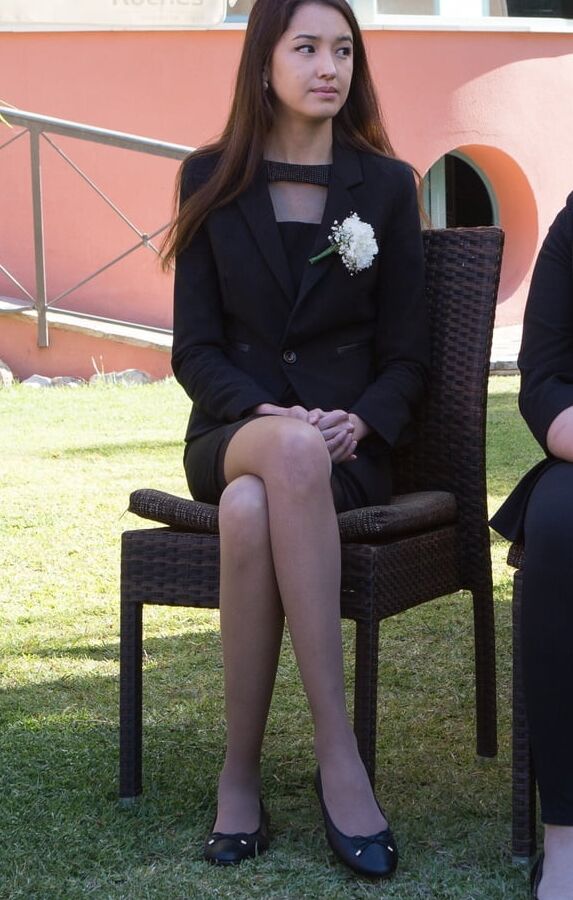 Spanish Graduation Girls in Pantyhose Part