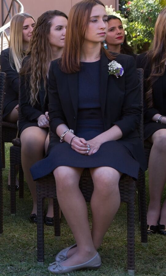 Spanish Graduation Girls in Pantyhose Part