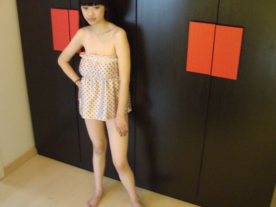A chinese girl with big boobs