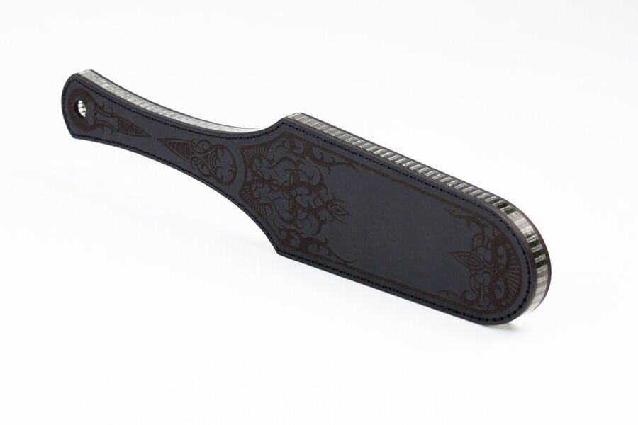 Hard Leather Paddle. The Glass Midrib