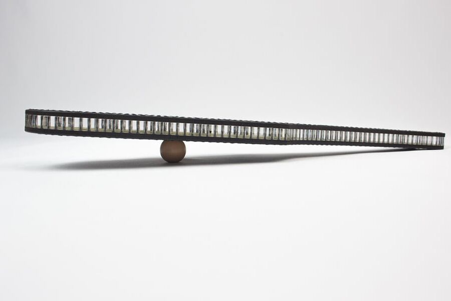 Hard Leather Paddle. The Glass Midrib