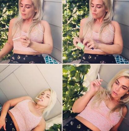 Blonde MILF Smoking: Classy or TRASHY???