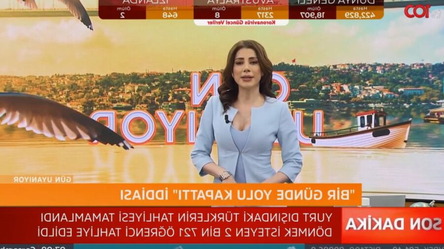 Turkish Anchorwoman Ela Rumeysa Cebeci