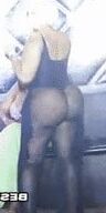 Asses in see through and chaps