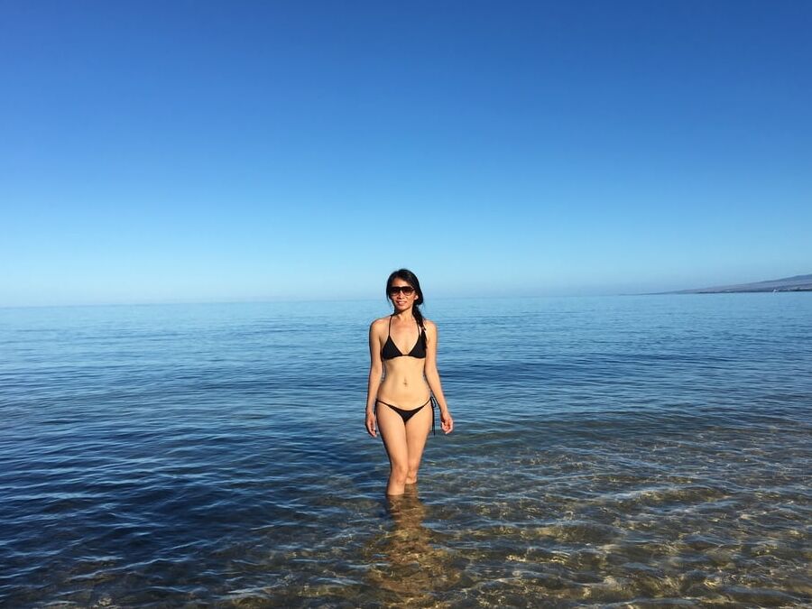 Bikini Hotwife At The Beach