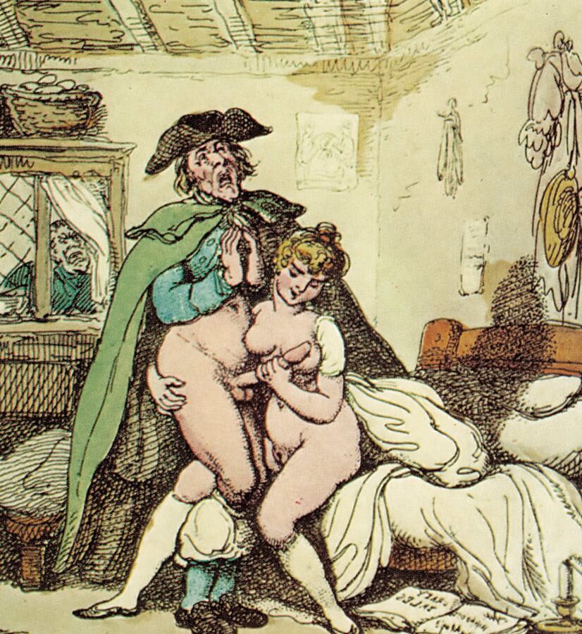 Erotic drawings by Thomas Rowlandson -