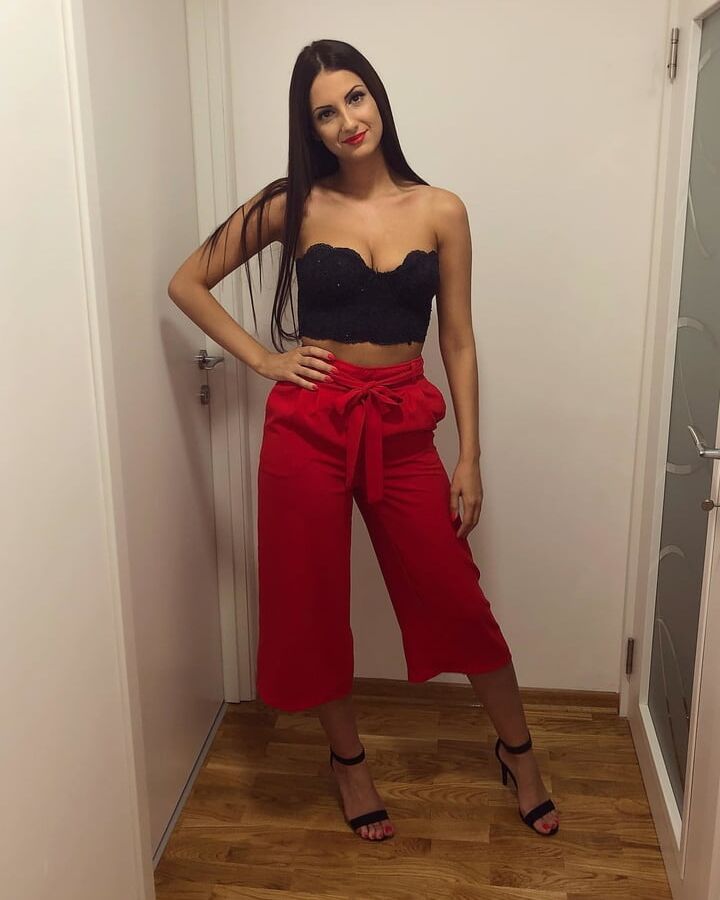 Serbian beautiful whore girl big natural tits Neda Milosevic