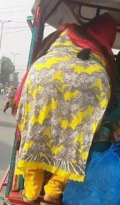 Sexy Indian ladies ass and thighs
