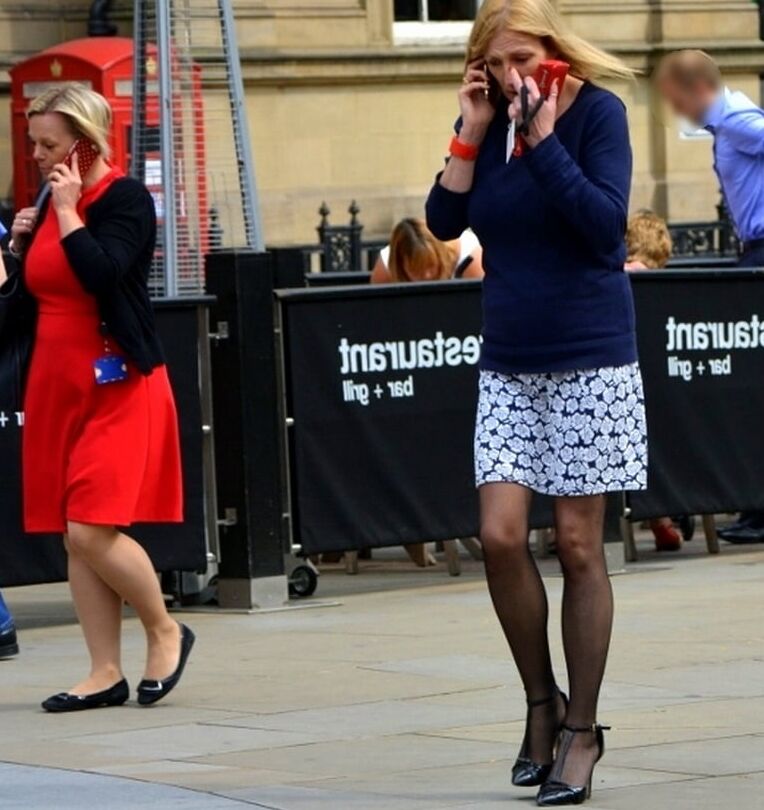 pantyhose in the street