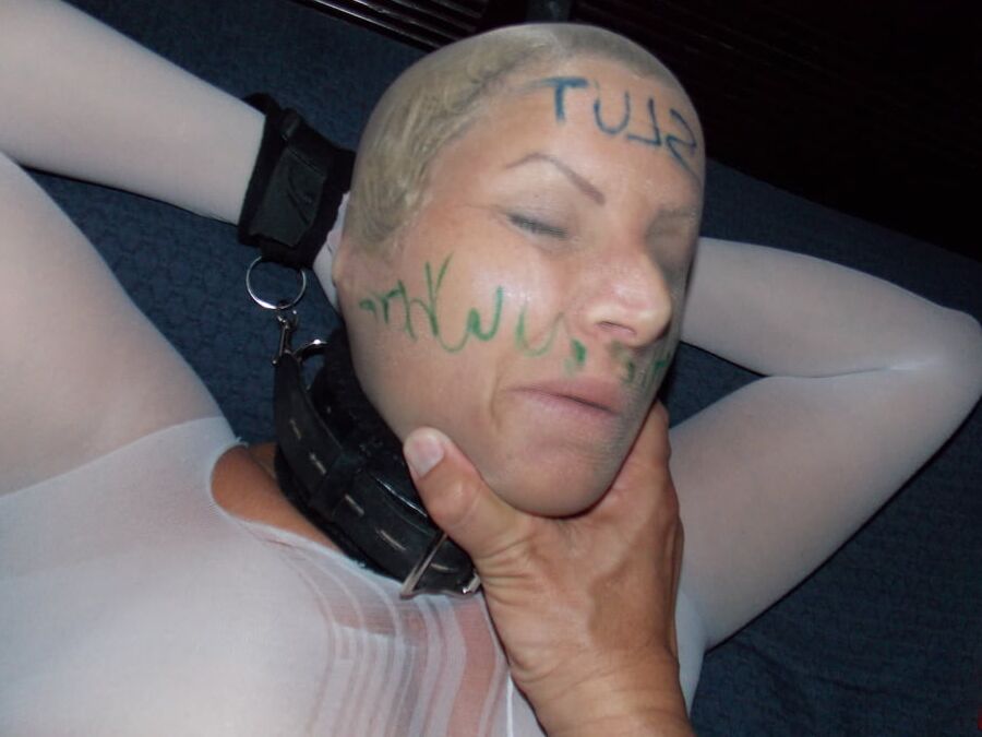White Pantyhose Encased Pig