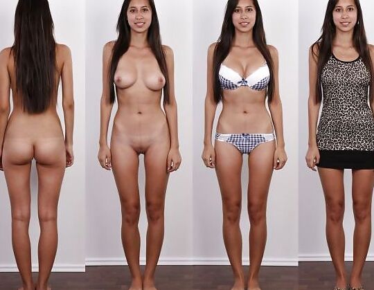 Wife clothed and nude