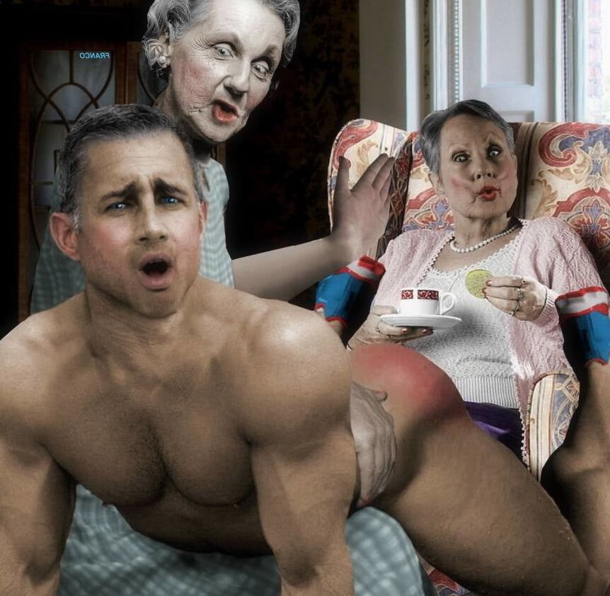 Spank man cartoons