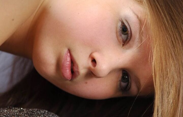 Stunning young blonde with big tits