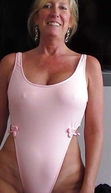 Sexy in one-piece swimsuits