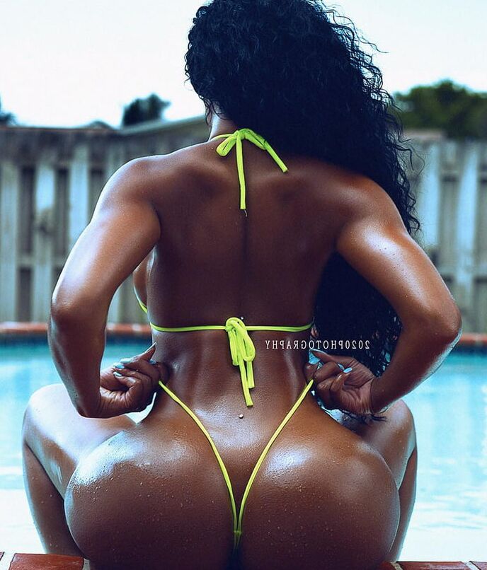 ass bikini (black)