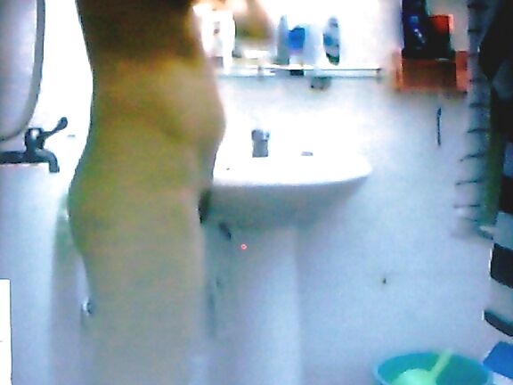 Wife showering