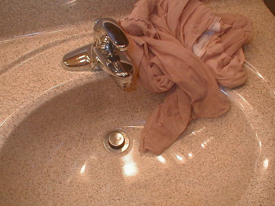 Handwashing the Wife&;s Pantyhose