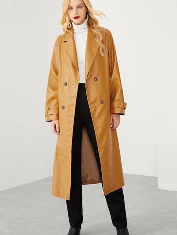Different Coloured Leather Coat - by Redbull