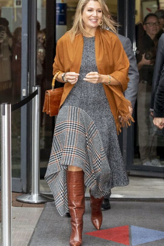 Female Celebrity Boots &amp; Leather - Queen Maxima