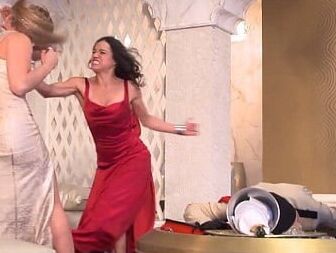 Brunette Humiliates Villainess And Her Henchwomen
