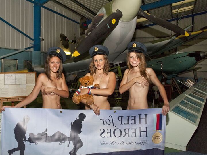 SWAGS Naked charity military calendar
