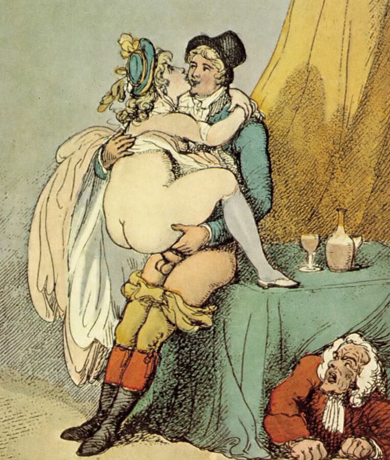 Erotic drawings by Thomas Rowlandson -