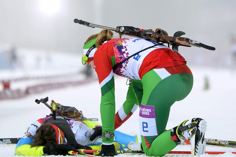 Darya Domracheva ( Biathlon ) Beautiful Ass