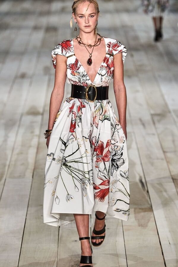 Runway looks, magazine covers, and models