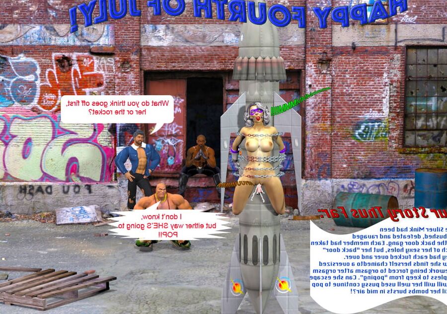 Sexy MILF turned into hardcore D superheroine