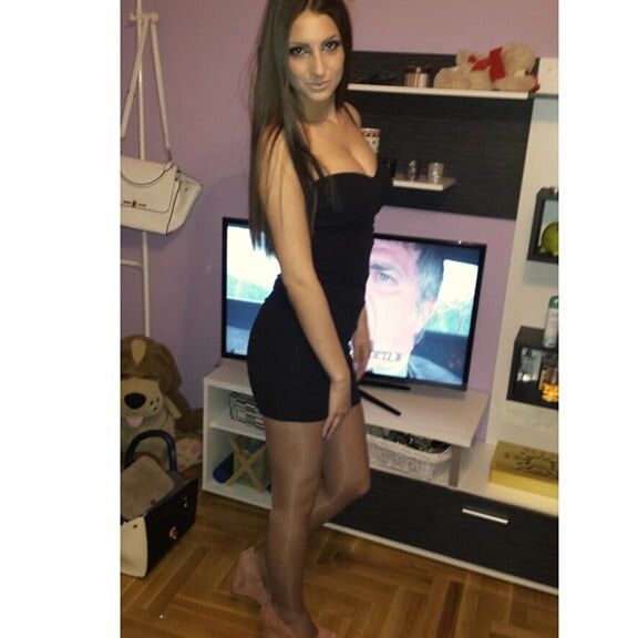 Serbian beautiful whore girl big natural tits Neda Milosevic
