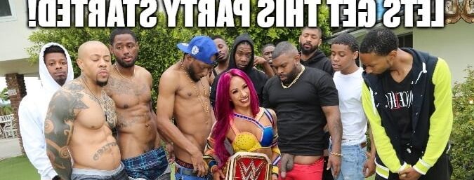 Celebrity gangbang captions (WWE)