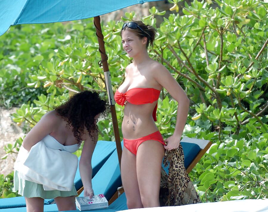 Bikini Hotwife At The Beach