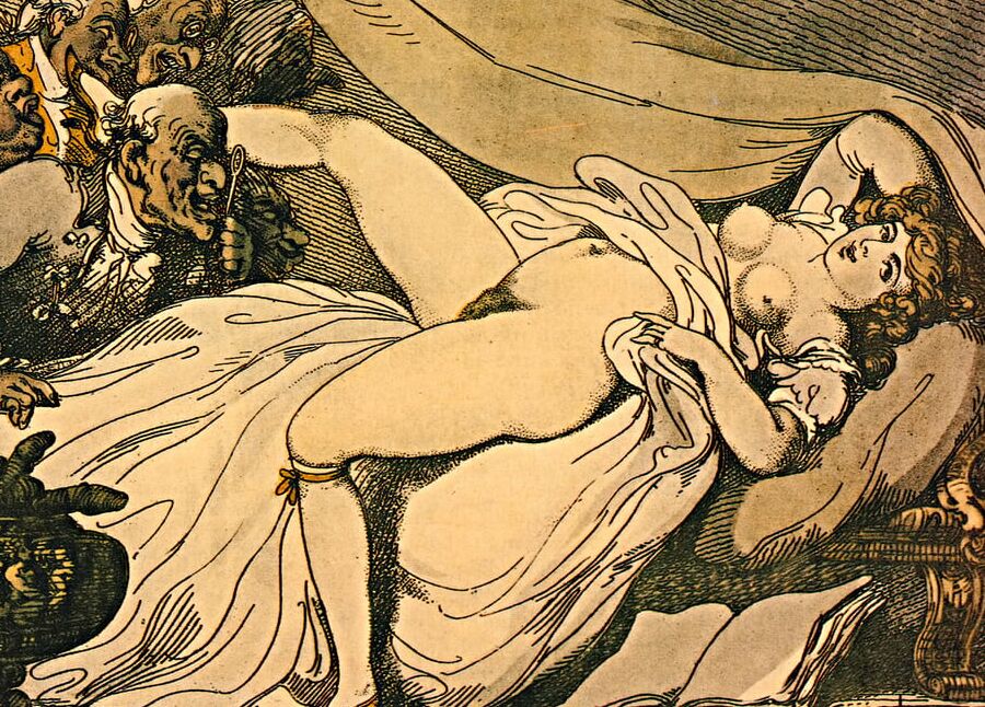 Erotic drawings by Thomas Rowlandson -
