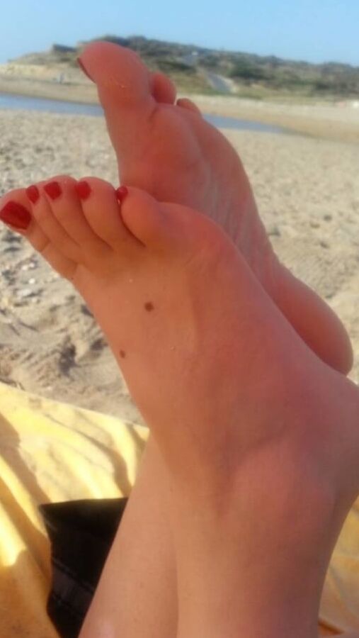 feet and nylon