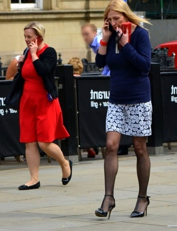 pantyhose in the street