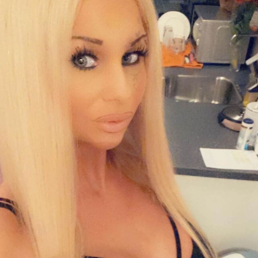 Dutch barbie girl with huge boobs
