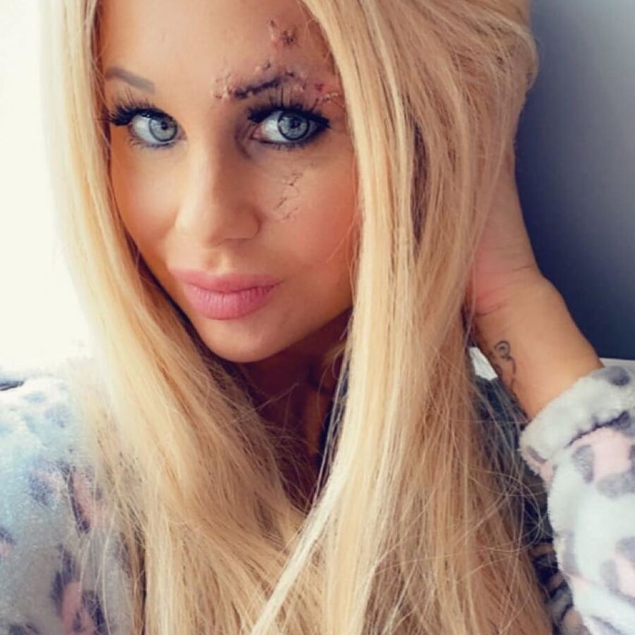 Dutch barbie girl with huge boobs