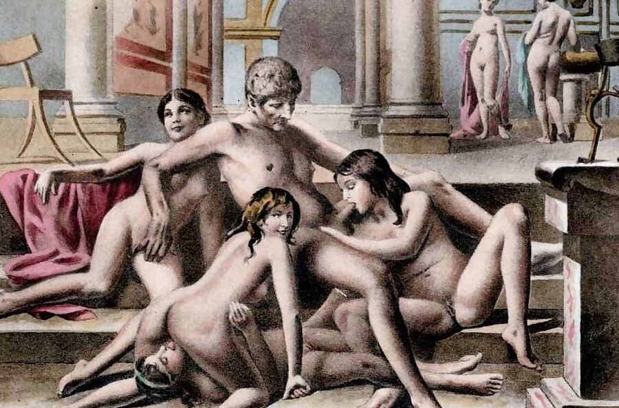 Erotic drawings by Thomas Rowlandson -