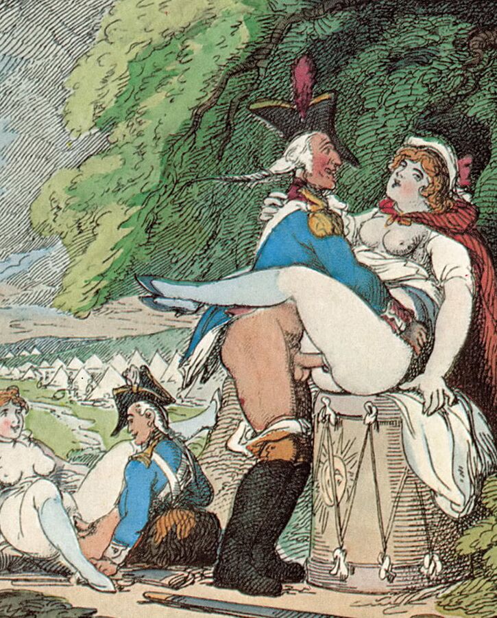 Erotic drawings by Thomas Rowlandson -