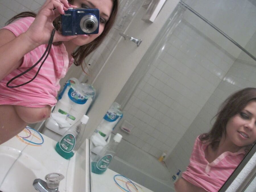 Selfie in a brunette