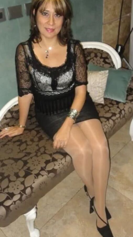 Slut friends pantyhose top