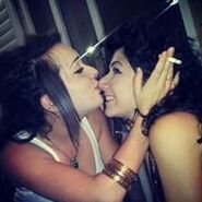 Jewish Hippie Party girl smoking