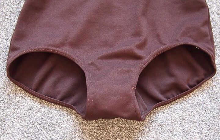 keynote brown fitted swimsuit