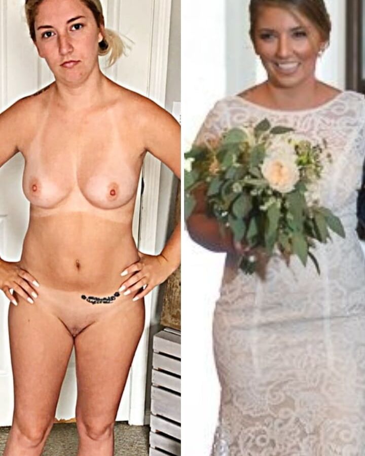 Brides dressed undressed