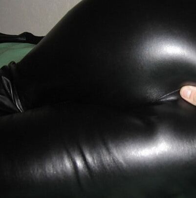 Leather ass
